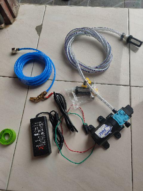 Paket Pompa Hiu Single Drat Dan Adaptor 12v 5a Gratis Jack Female