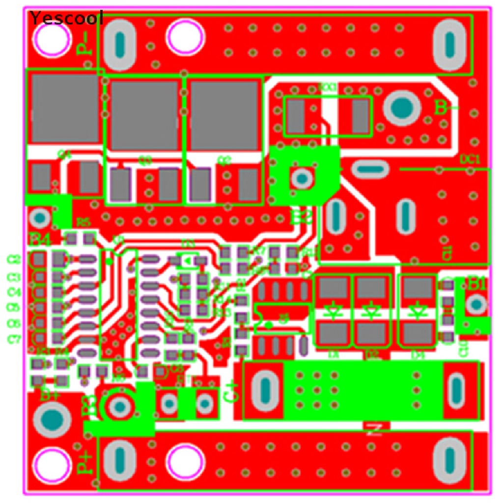 Yescool 5S 18V 21V 20A Charging Protection Board Protection Circuit Board  .