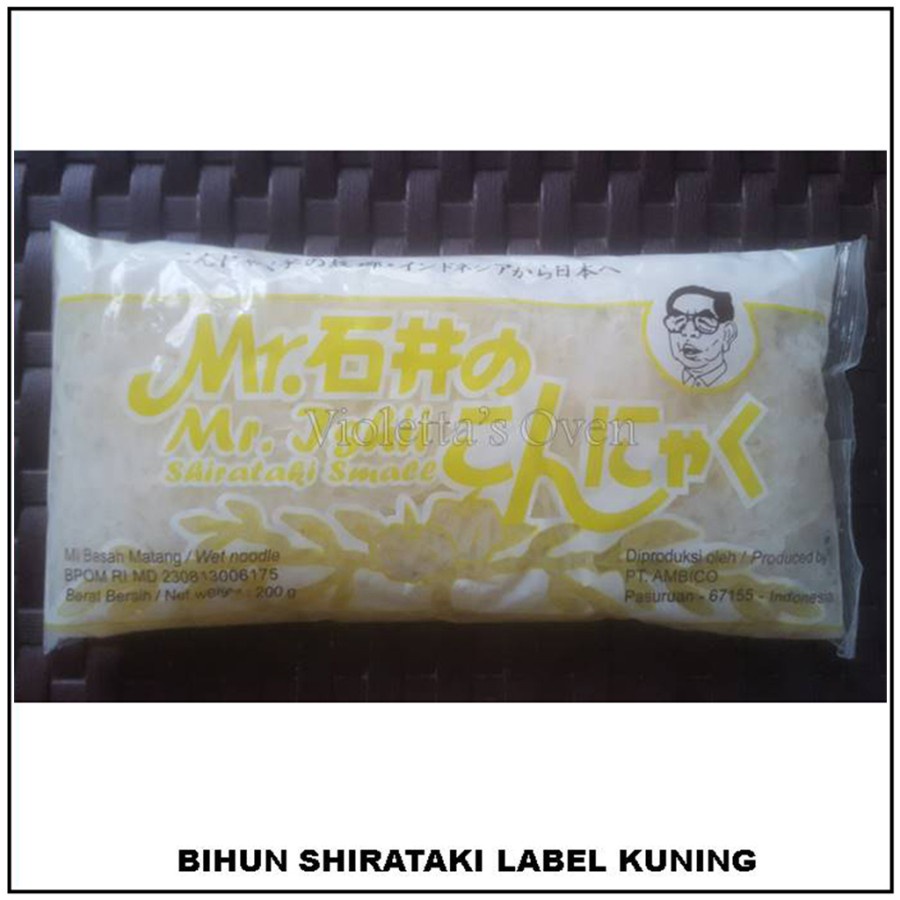 

Mie Shirataki Label Kuning