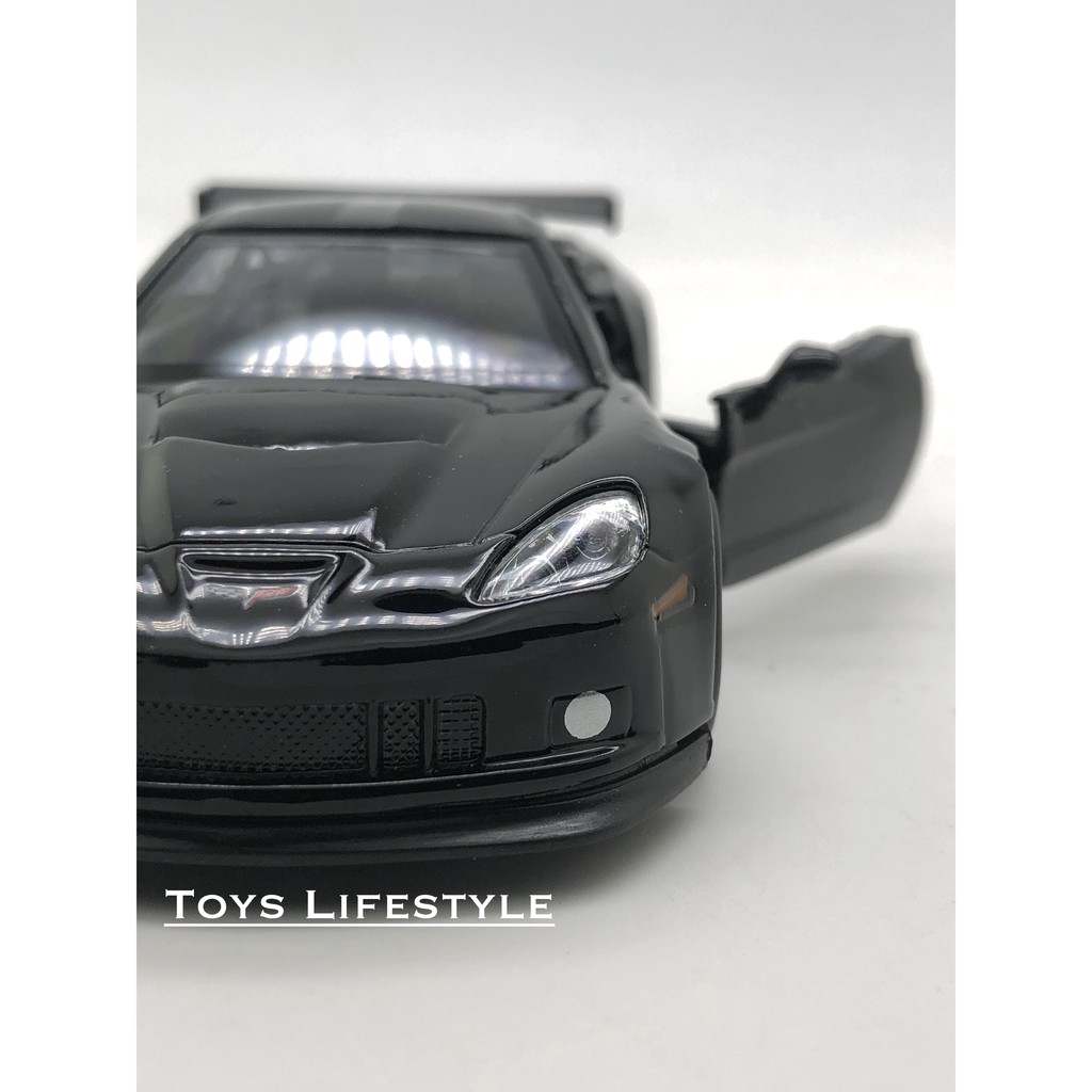 RMZ City Diecast - Chevrolet Corvette C6-R Skala 1:32 (Hitam)