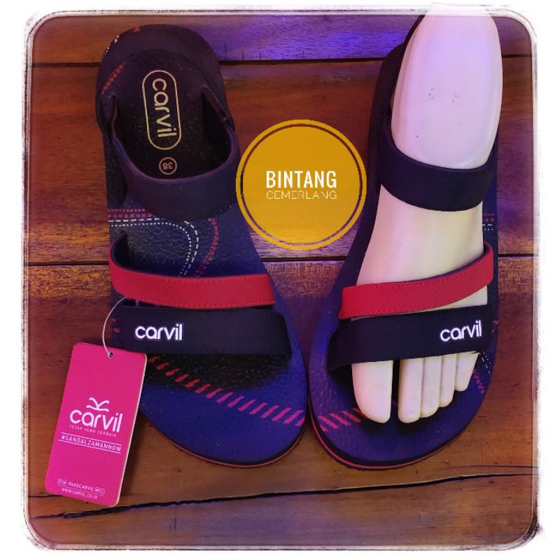 Sandal Gunung Carvil  Original Wanita Keren size 36-40
