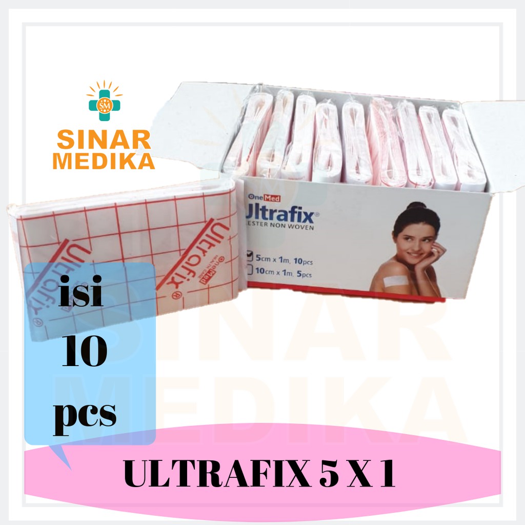 ULTRAFIX 5 X 1 M ISI 1O PCS . ULTRAFIKS . PERBAN LUKA