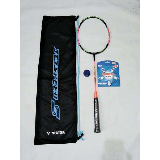 Raket Victor Jetspeed S10 Grade Taiwan Premium Quality Free Tas+Senar+Grip