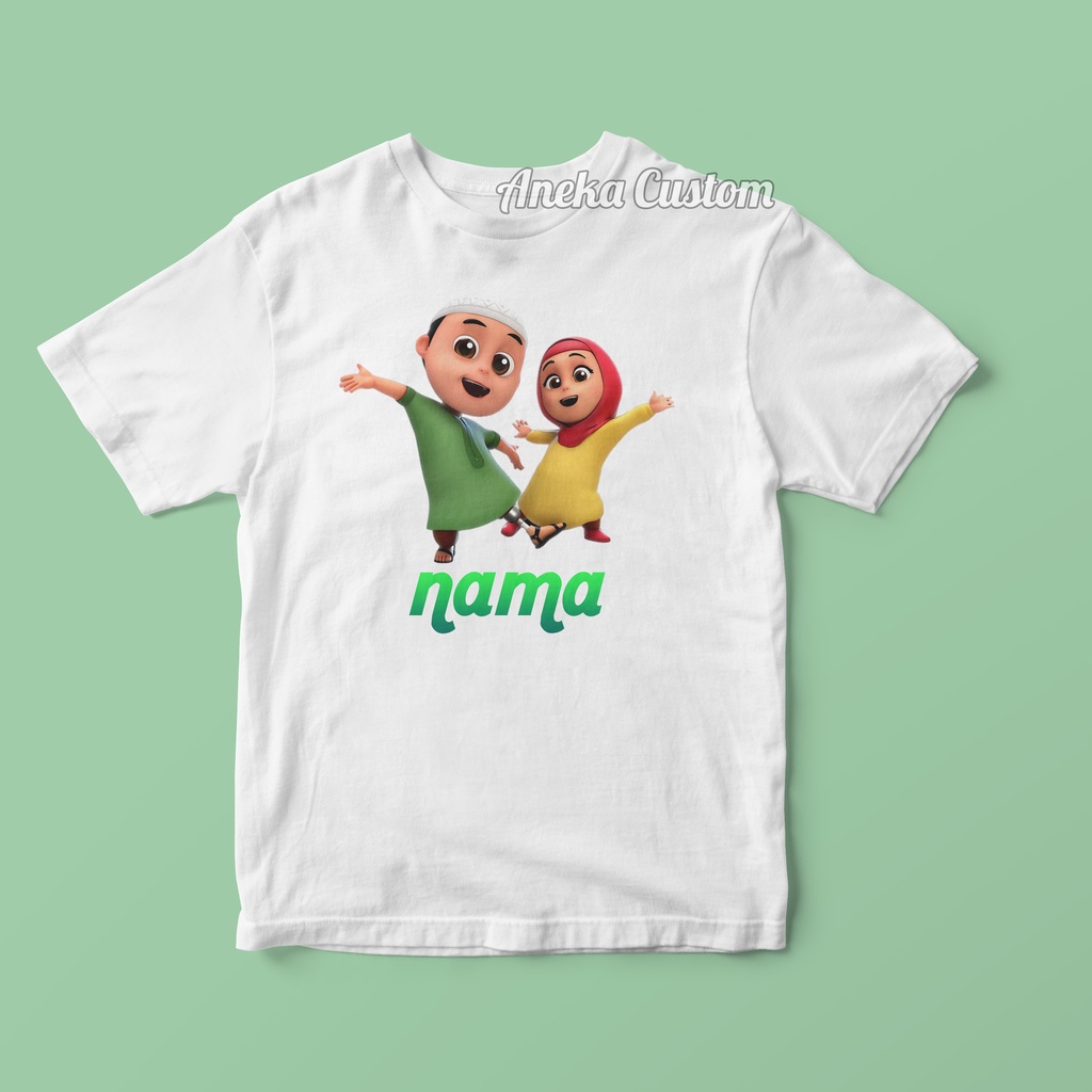 Kaos Anak Nusa Rara Bebas Nama / Kaos Anak Terlaris