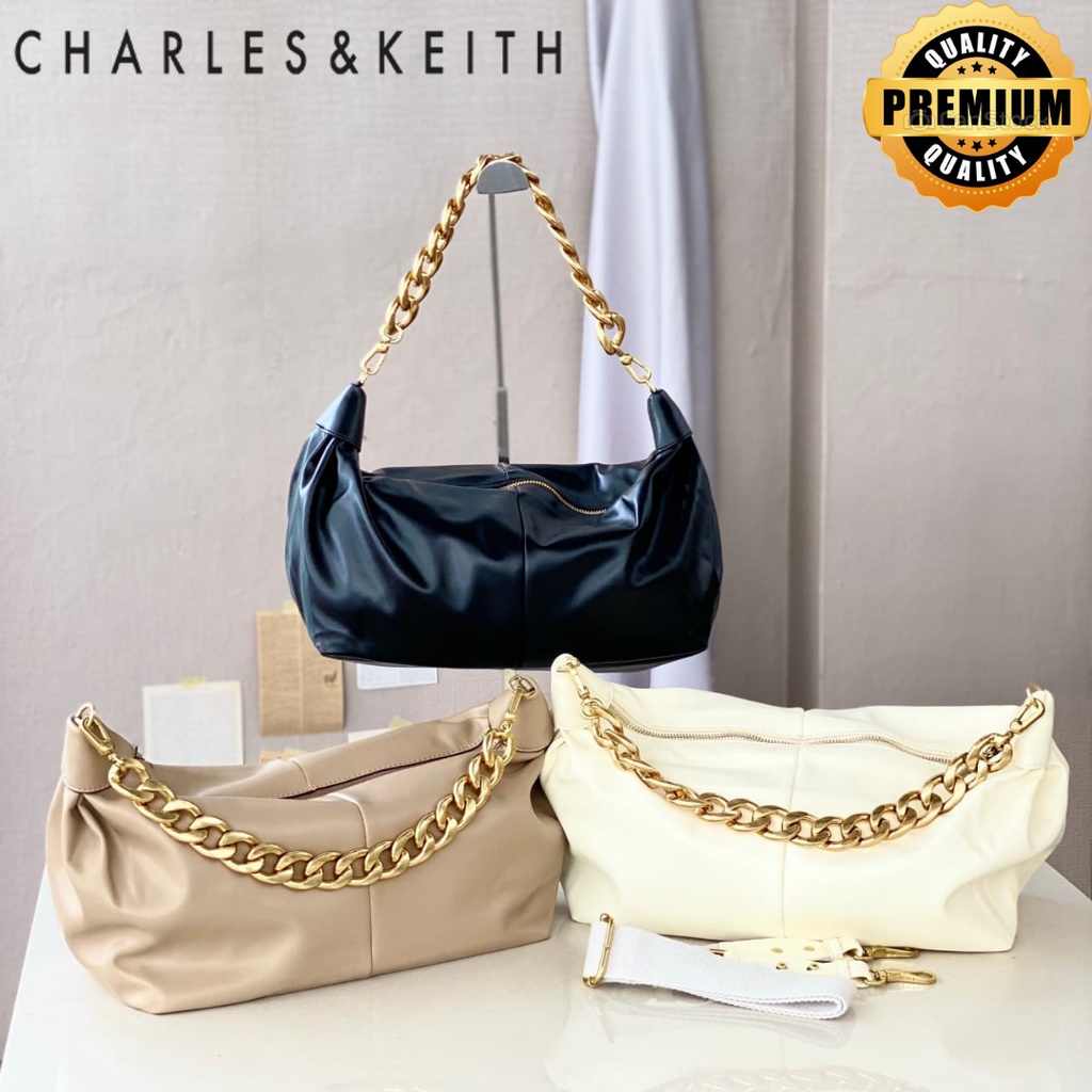 TAS | BAG | wanita slempang import sling bag premium C065 | Ck Chunky Chain Link Hobo Bag