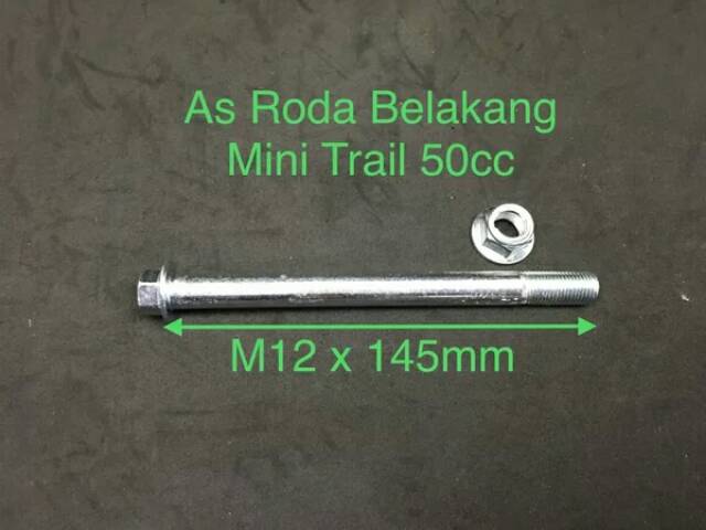 AS RODA BELAKANG MINI TRAIL 50 CC