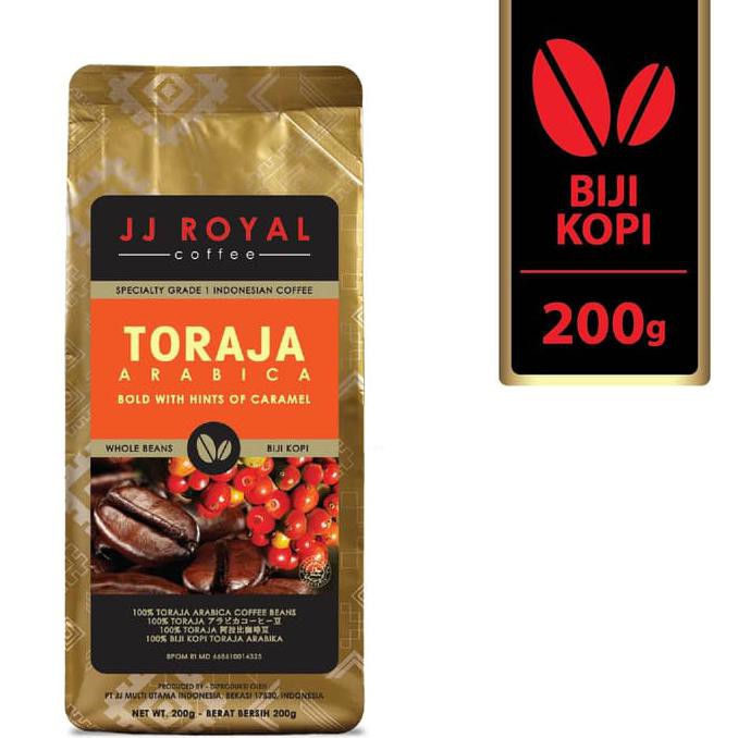 

Coffee/Kopi JJ Royal Toraja Arabica Bean Bag 200g