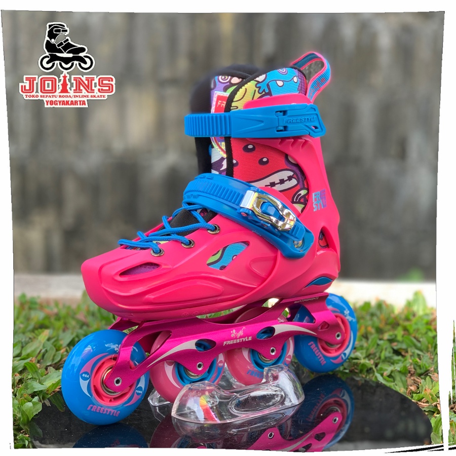 SEPATU RODA FREESTYLE Z0 PINK BUKAN LYNX ATAU COUGAR