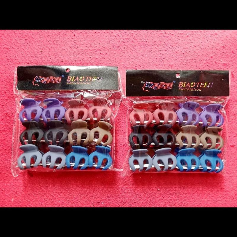 JEPIT JEDAI METALIK DOFF ISI 12 PCS 3,5CM JEDAI RAMBUT JEDAI SALON