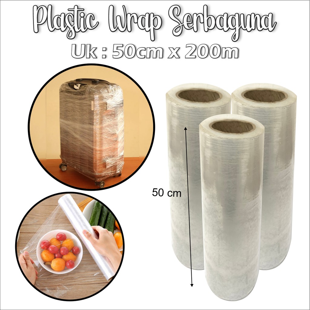 Plastic Wrap / PLASTIK WRAPPING 15cm X 200m