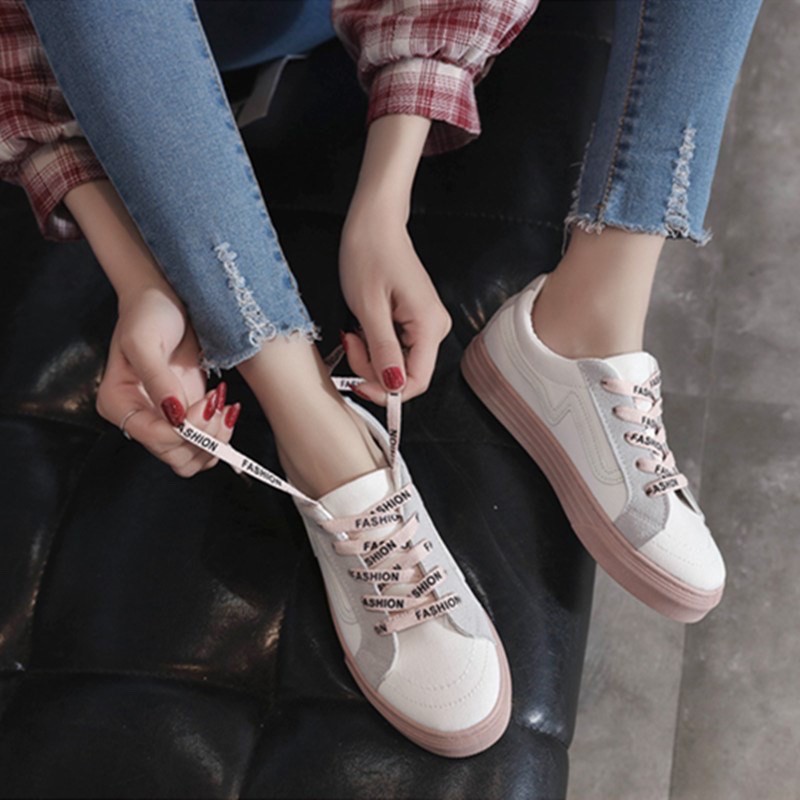 COD Sepatu Wanita Import Sepatu Fashion Sepatu Sneakers Tali