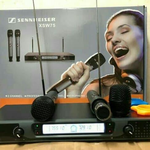 Terbaru Mic Sennheiser XSW75 XSW 75 Wireless digital UHF
