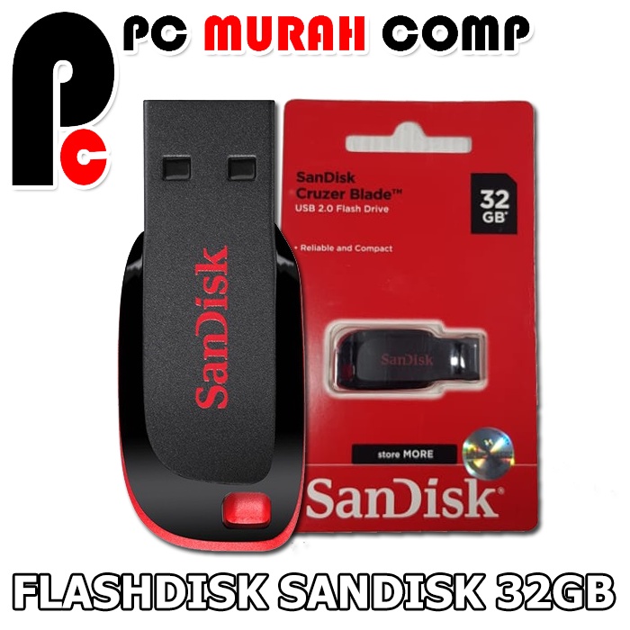 Flashdisk 32gb usb Sandisk Cruzer Blade