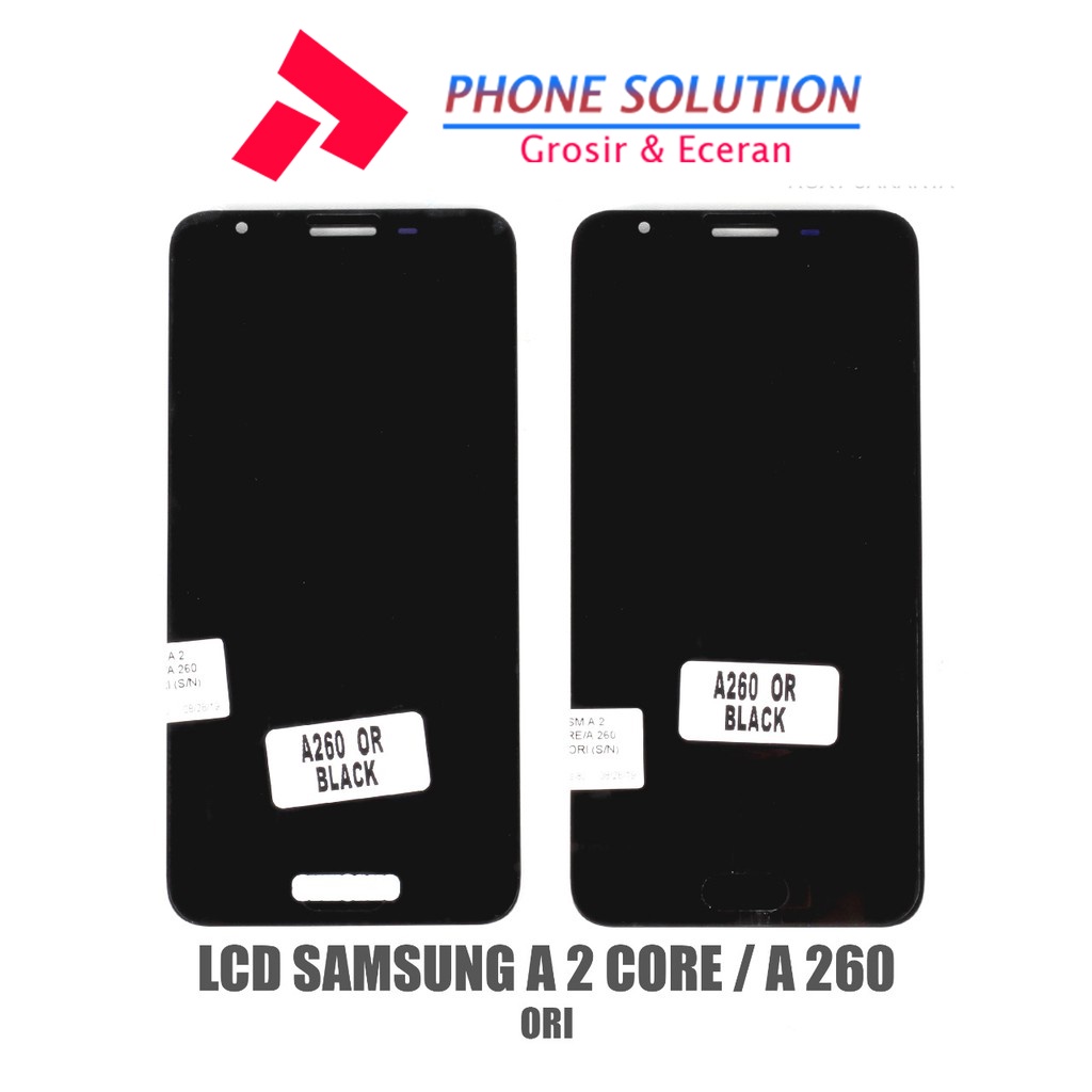 LCD Samsung A2 Core A260 ORIGINAL 100% Fullset Touchscreen // Supplier LCD Samsung - Garansi 1 Bulan