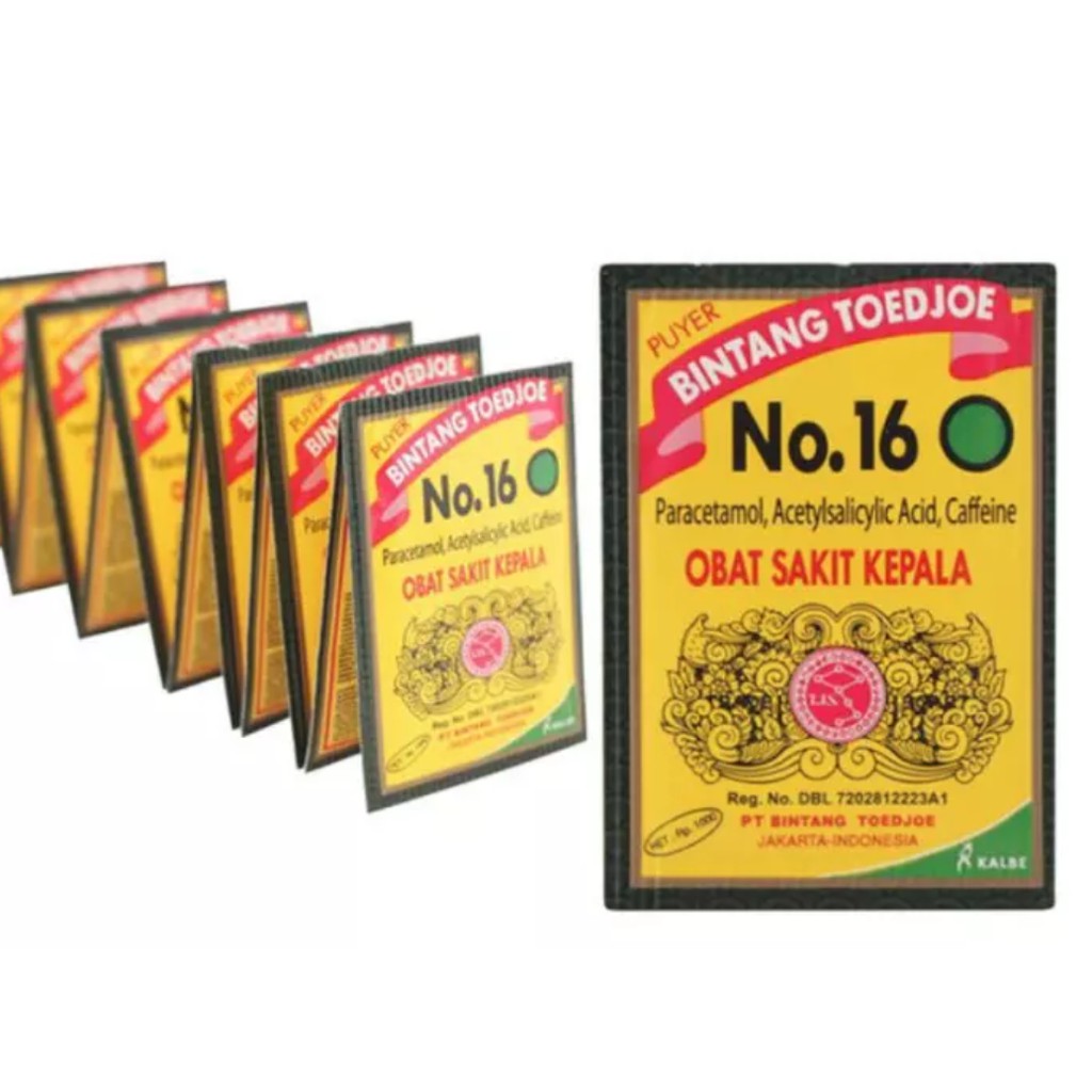 

Puyer Bintang 7 Toedjoe No 16 Isi 12 Sachet