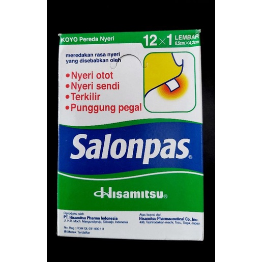 Salonpas Putih Koyo Pereda Nyeri isi 10 lbr