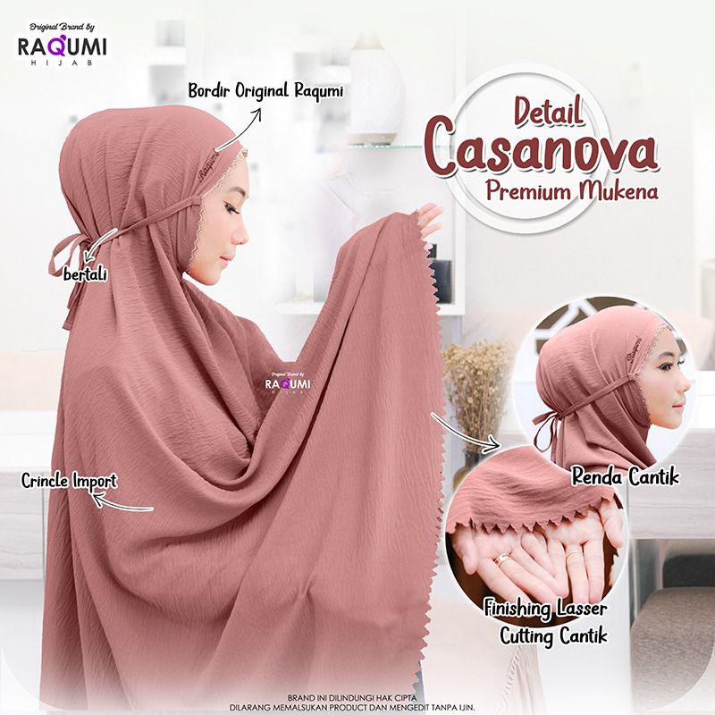 Casanova Premium Mukena by RaQumi Hijab