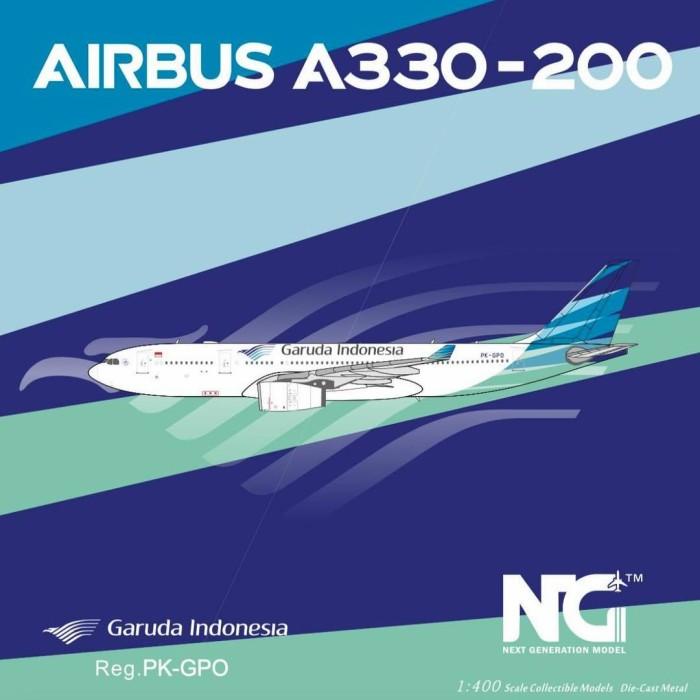 Diecast | Garuda Indonesia Airbus A330-200 Pk-Gpo Ng Model 1:400