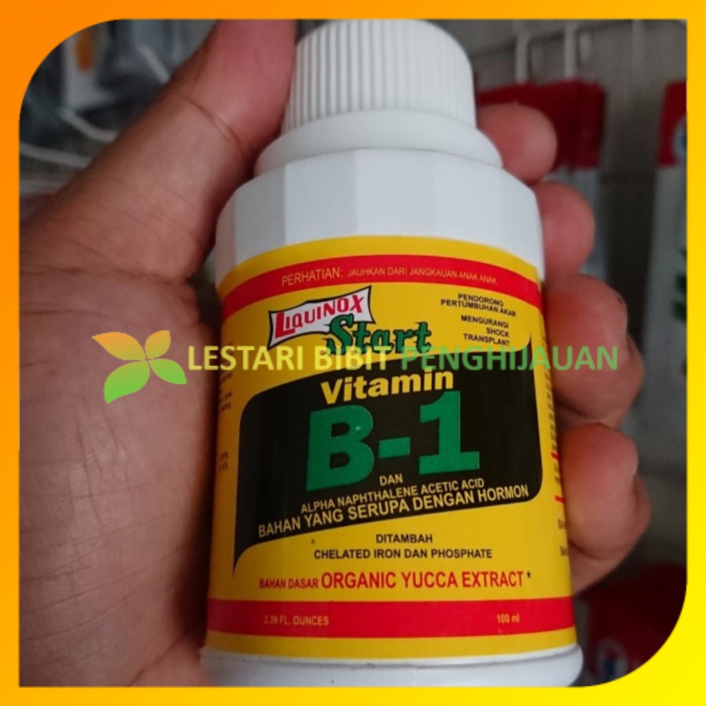 Jual Pupuk Cair Vitamin B1 Penguat Akar Anti Stres // Pupuk Vitamin B1 ...