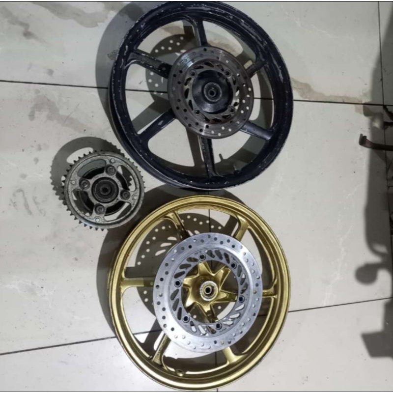 velg set 2nd ori cbr150 old KPP cbr karbu