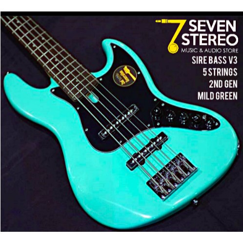 SIRE BASS V3 5 STRINGS MILDGREEN 2nd Gen