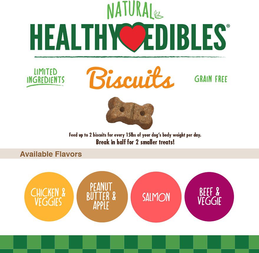 

NYLABONE Snack Anjing Grain Free Biscuit BEEF And VEGGIE Flavor 340g