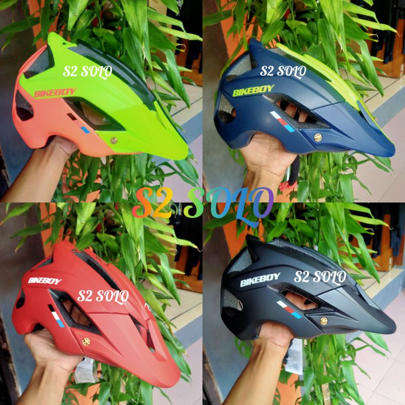 Helm bikeboy Enduro helm sepeda bike boy MTB XC down hill trill not lixada west boking fox