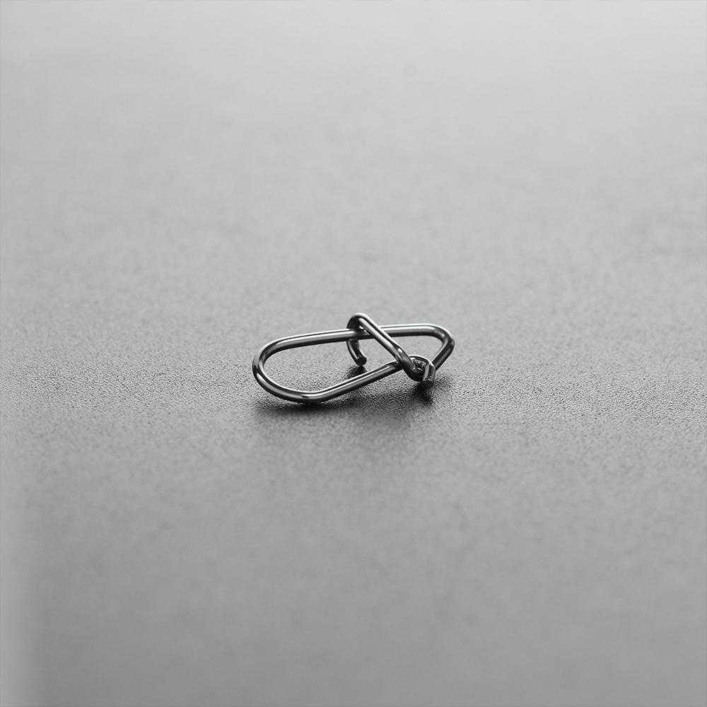 TOP 100 Pcs Memancing Gantung Snap Labu Kualitas Tinggi Stainless Steel Tahan Lama Garis tackle Oval Split Rings