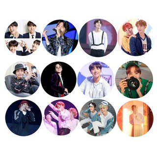 Kaca Cermin Kpop BTS J Hope Model Bulat untuk Dekorasi Kaca Cermin Kpop BTS J Hope Model Bulat untuk Dekorasi