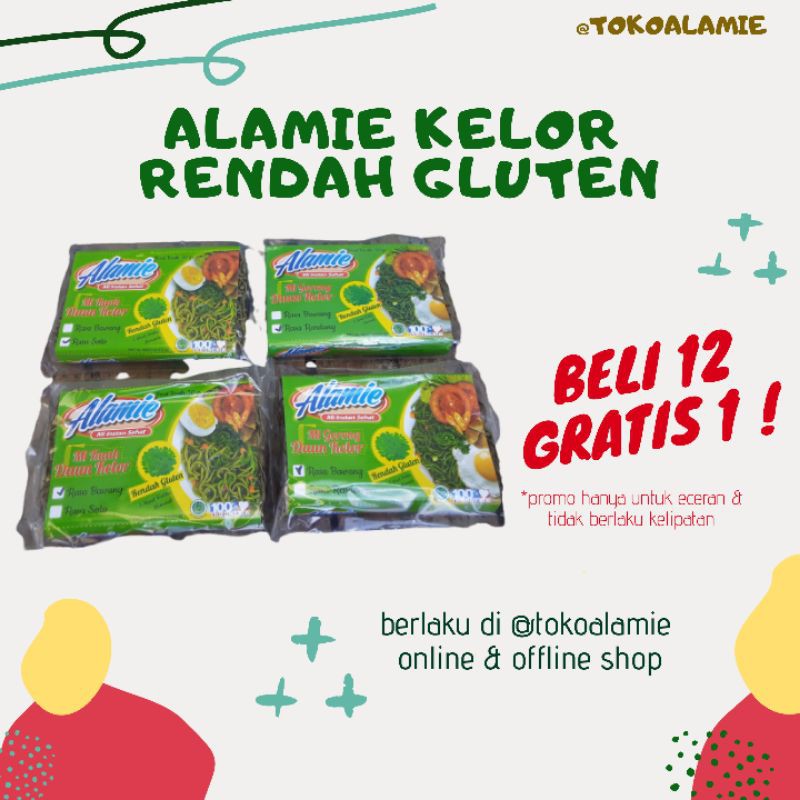 

MIE SAYUR ORGANIK KELOR LOW GLUTEN NO TELUR ALAMIE - ALAMIE KELOR-Toko Alamie