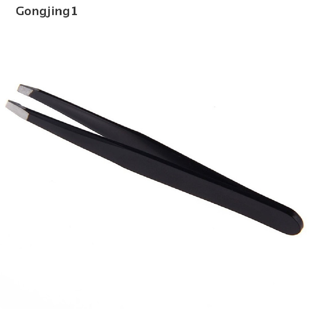 Gongjing1 Pinset Alis Profesional Warna Hitam