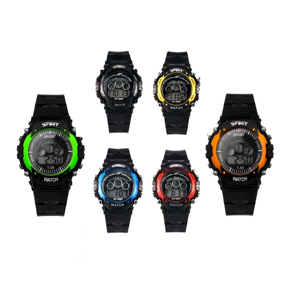 [✅COD] Jam Tangan Digital Sport Watch Aksesoris Fashion Anak Pria Wanita Cewek Cowok Laki laki Perempuan Anti Air Murah Couple Original