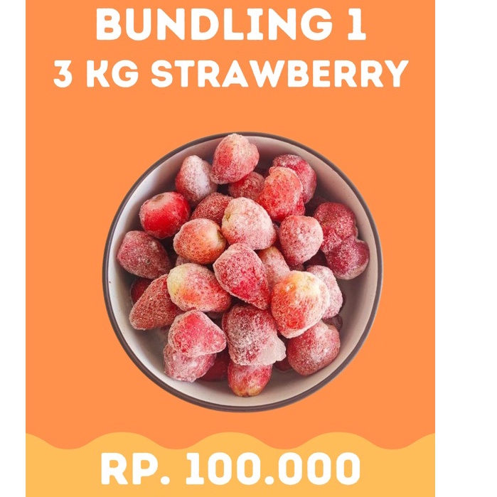 

3 kg strawberry (bundling 1)