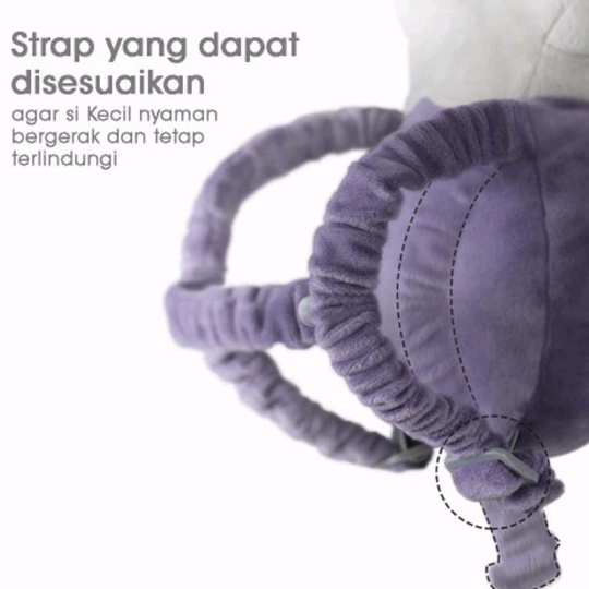 BABYCARE Baby Head Cushion Backpack (Elephant/Angel)