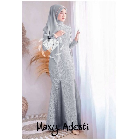 Baju Gamis Muslim Terbaru 2021 Model Baju Pesta Wanita kekinian Bahan Kekinian Busana