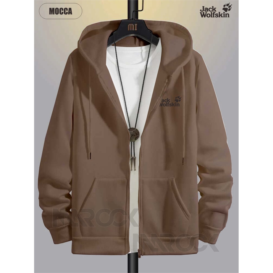 Sweater Hoodie Zipper - Jaket Distro Pria JASK WOLFSKIN