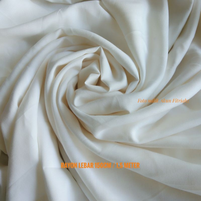 Kain Rayon Lebar 150cm Bahan katun Tebal Lebar 1,5 meter