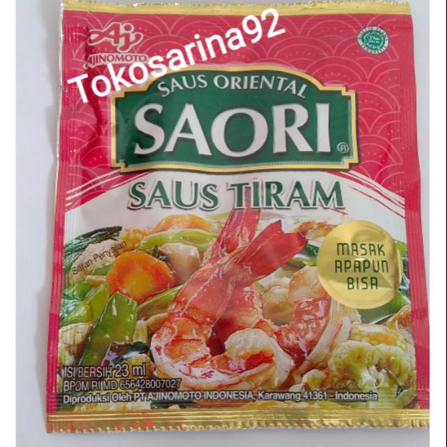 

Saori saos tiram sachet 23ml