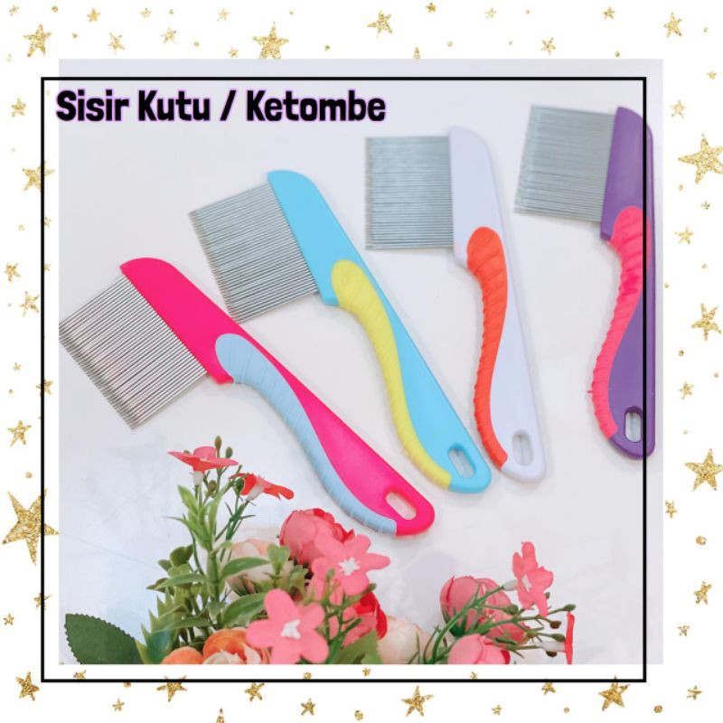 SISIR Kutu Logam / Serit Logam Ketombe Gagang Panjang Harga Grosir