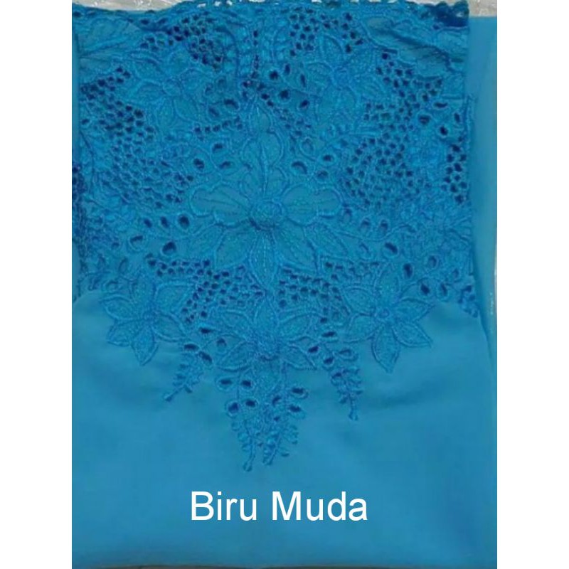 KERUDUNG YENNI WAHID//HIJAB INSTANT HOODIE.(REAL PICT)-Biru Muda