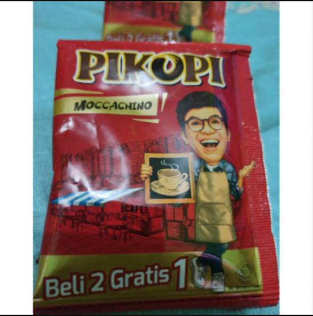 Kopi Pikopi 3in1, Moccacino &amp; Pikopi Gula Aren (renceng)