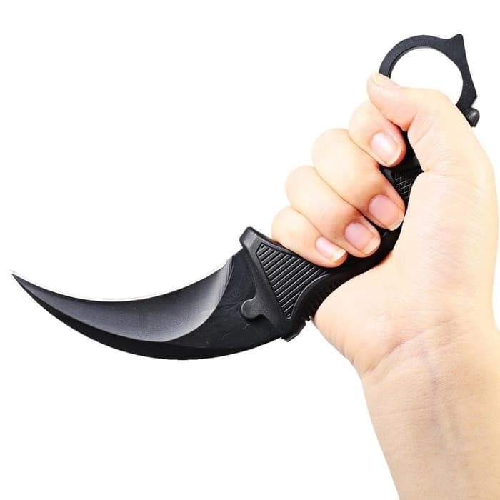 Karambit Kerambit Tactical HITAM POLOS -ED67