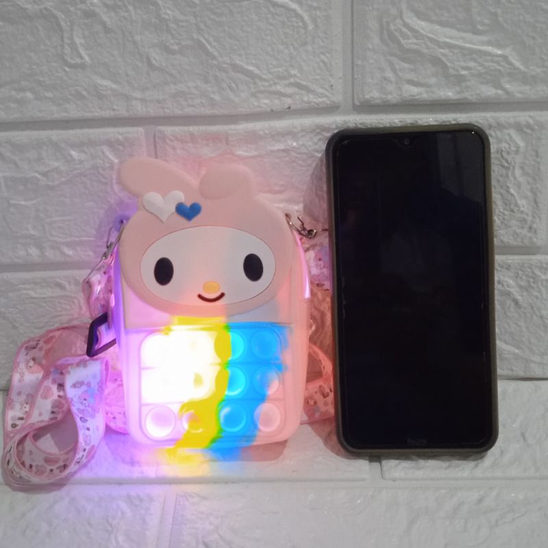 Tas Pop it melody Led mini