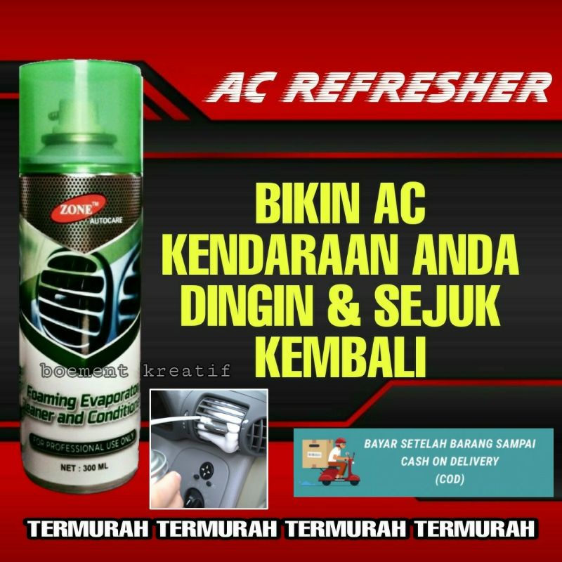 Pembersih Ac mobil/Ac refresher/penghilang bau apek mobil