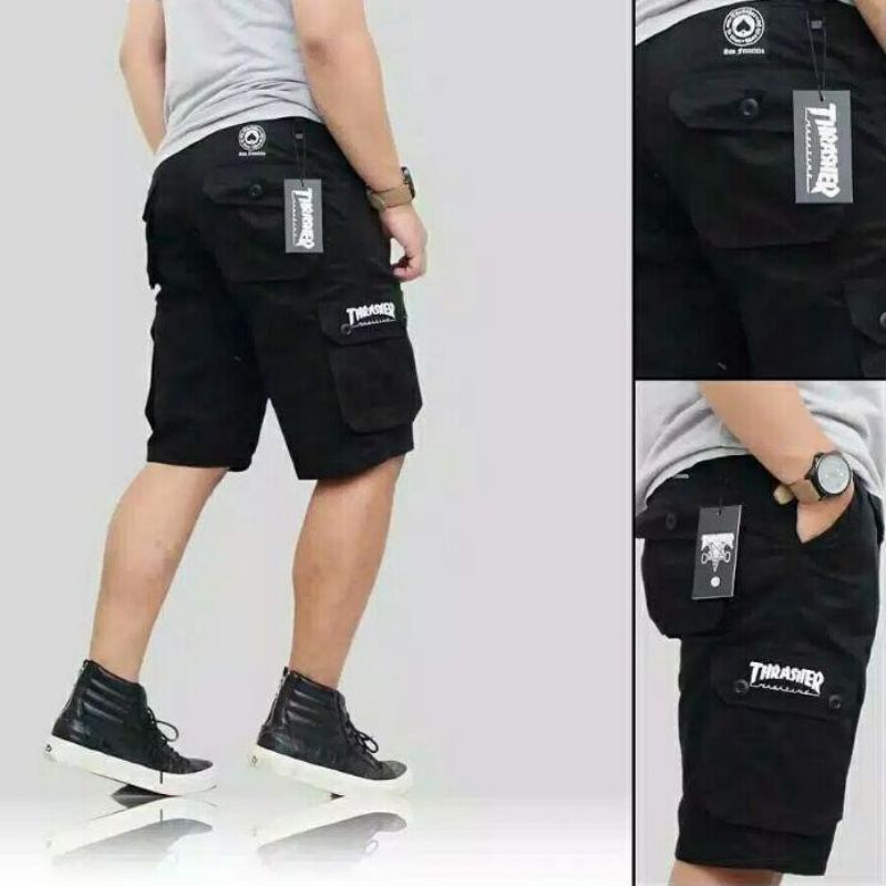 YANG LAGI TREN Celana Cargo Pendek Pria size 27-33 Army Loreng Ufc Venum Mma