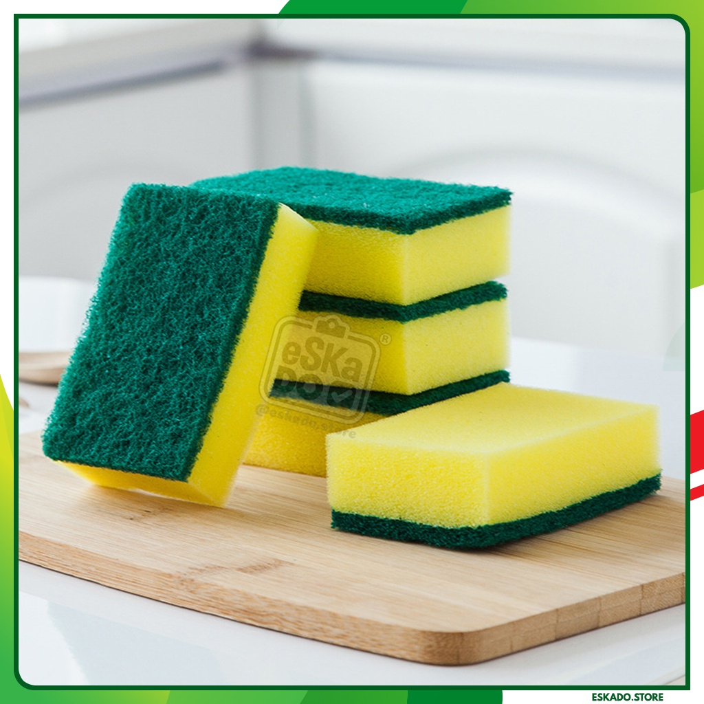 Spon / Sponge Kuning Cuci Piring / Cuci Perabotan Dapur