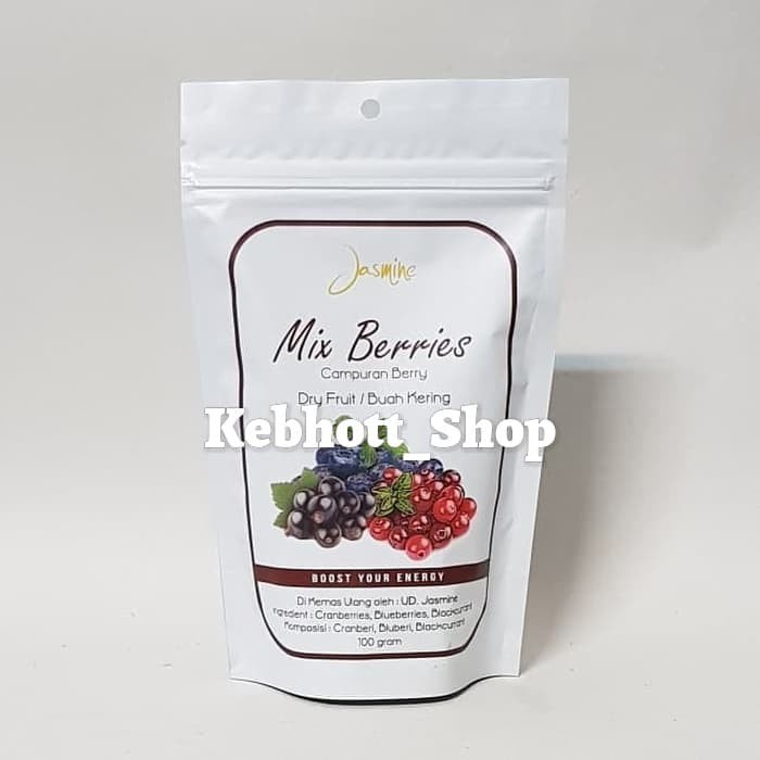 

Buah Kering - Jasmine Mix Berries Dry Fruit 100Gr Manisan Campuran Berry Kering