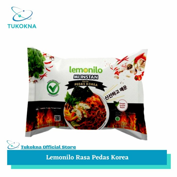 Lemonilo Mie Instan Rasa Pedas Korea