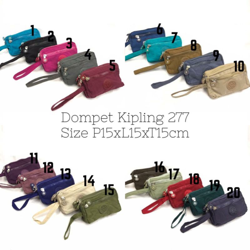 TERLARIS!! Dompet Koin KIP 4Resleting-Dompet HP