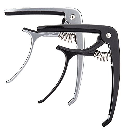 Capo Gitar Chord Acoustic Standart Aluminium Alloy - SLOZZ - Black